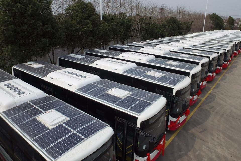 Solar powered buses for Harare