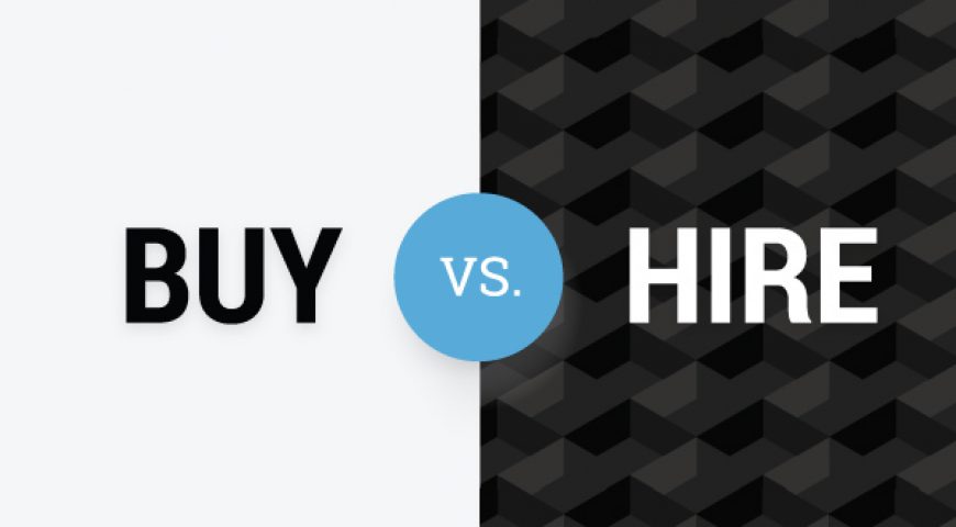 Hiring vs Buying Equipment for your startup business